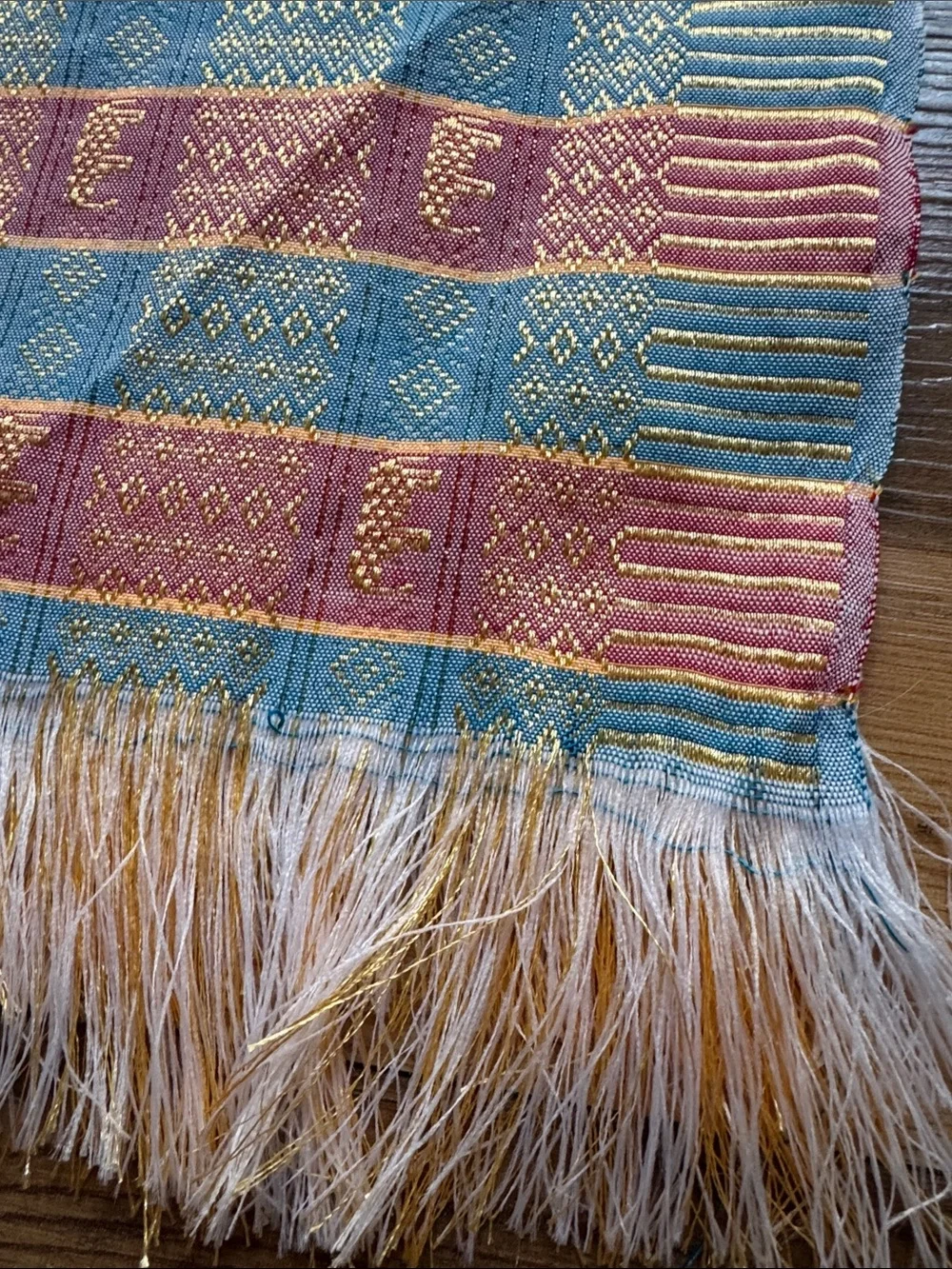 Silk table runner from Thailand